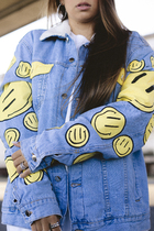 SMILE COLOR WINTER  JACKET (YELLOW) (Out of stock)